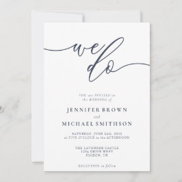 Vi namnteckning minimalistfartyg. inbjudningar