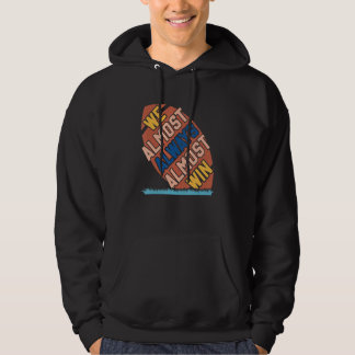 Vi nästan alltid nästan vinner  Fotbollsfans 1 Hoodie