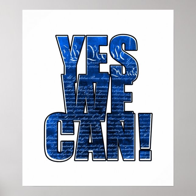 Vi Obamas folk! Poster (Framsidan)