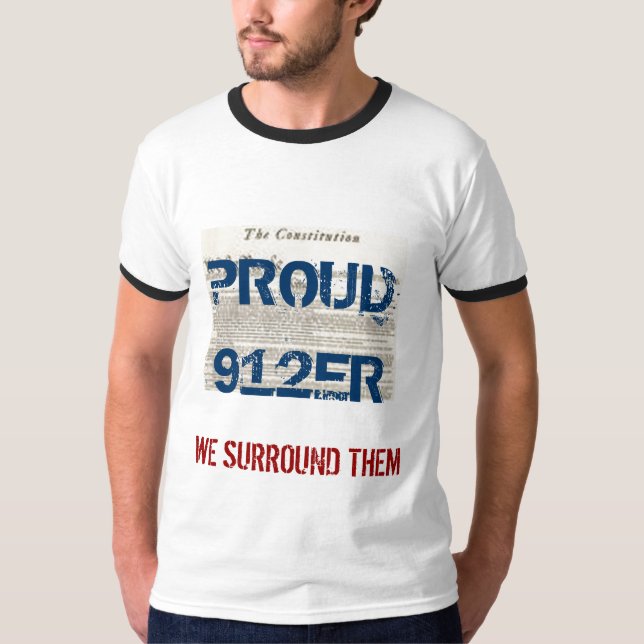 Vi omger dem tee shirt (Framsida)