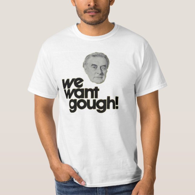 Vi önskar den Gough Whitlam T-tröja T-shirt (Framsida)