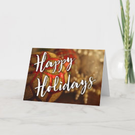 Vi önskar dig en fototypografi av God jul Helgkort