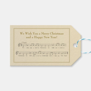 Vi önskar dig en God jul Musical Presentetikett