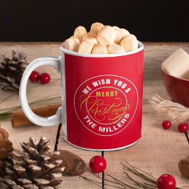 Vi önskar dig en God jul Red Kaffemugg