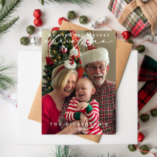 Vi önskar dig en julhelg för familjen God jul Julkort
