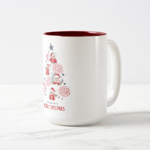 Vi önskar dig en röd glad jul baby mugg