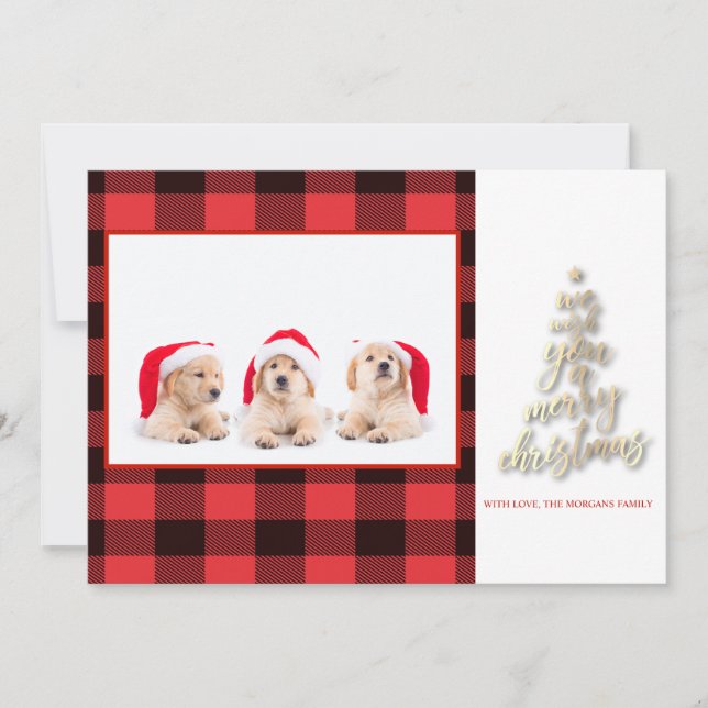 Vi önskar dig ett God jul Buffalo Play Photo (Framsida)