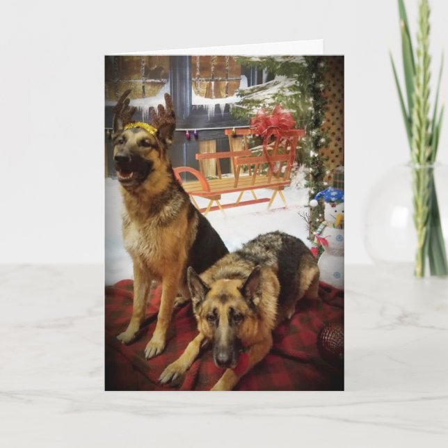 VI ÖNSKAR *DIG* GOD JUL HELGKORT (Framsida)