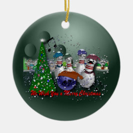 Vi önskar dig god jul julgransprydnad keramik