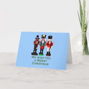 Vi önskar dig god jul nötknäppare helgkort
