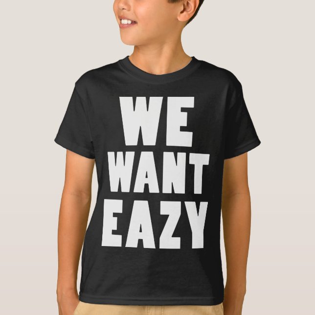 Vi önskar Eazy -Eazy-ECPT.com Tee Shirt (Framsida)
