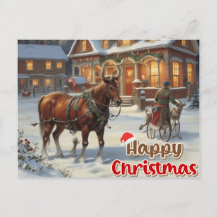Vi önskar en riktigt god jul - 007 helg vykort
