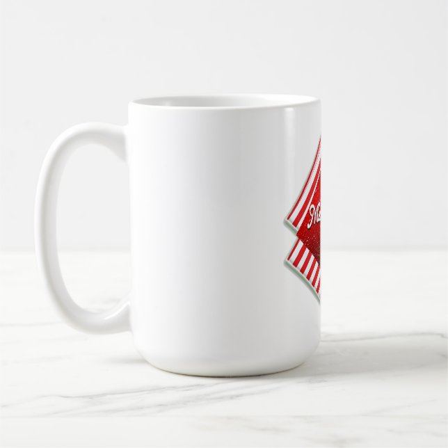Vi önskar en riktigt god jul - O17 Kaffemugg (Vänster)