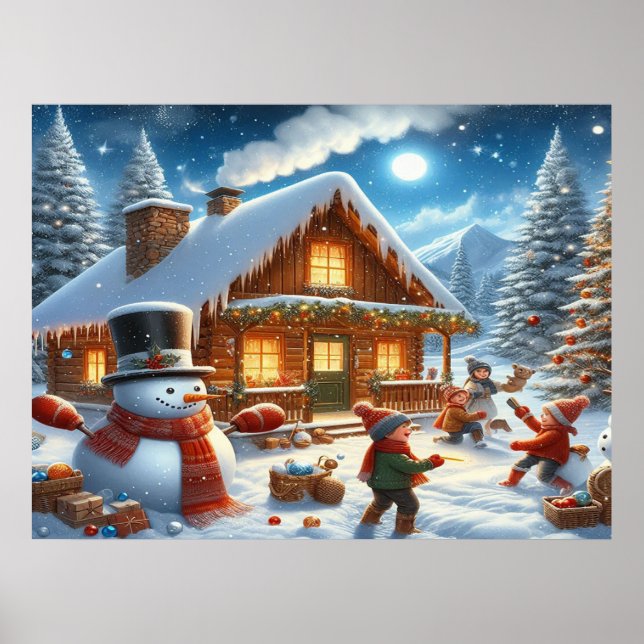 Vi önskar en riktigt god jul - O22 Poster (Framsidan)