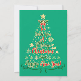 Vi önskar er en God jul Julkort