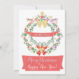 Vi önskar er en God jul Julkort