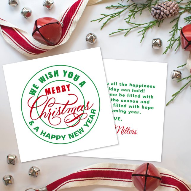 Vi önskar er en God jul Julkort (Skapare uppladdad)