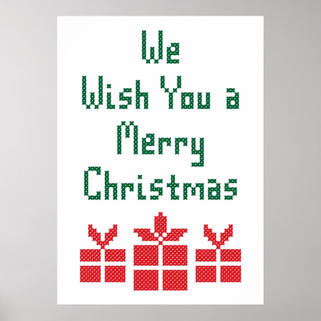 Vi önskar er en God jul Poster (Framsidan)