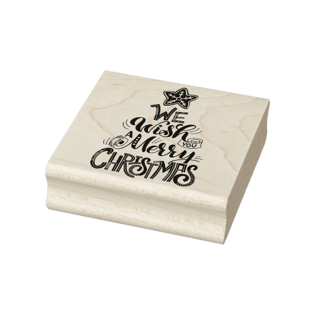 Vi önskar er en God jul Stämpel (Stämpel)