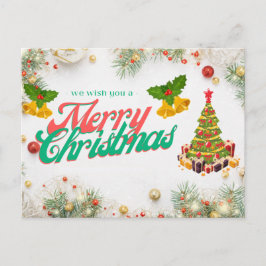 Vi önskar er en God jul Vykort