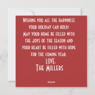 Vi önskar er en riktigt god jul julkort