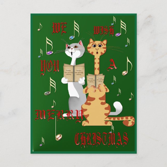 Vi önskar er ett vykort för God jul (Framsida)