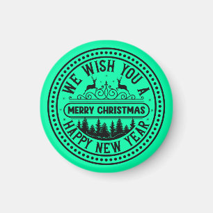 Vi önskar er God jul Gott nytt år-66244B Magnet