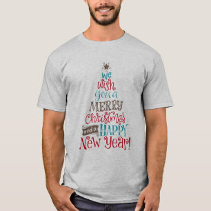 Vi önskar er God jul och Gott nytt år T Shirt