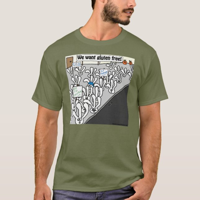 Vi önskar fri gluten! t shirt (Framsida)