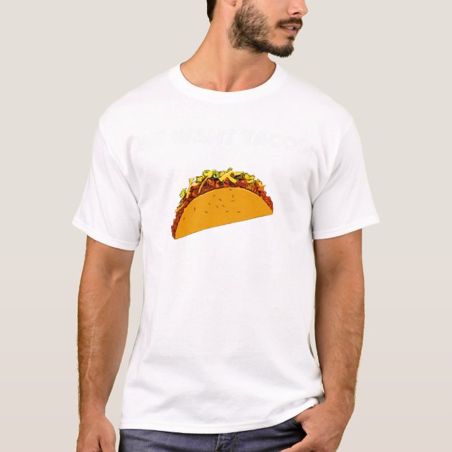 Vi önskar Tacos! T-shirt (Framsida)