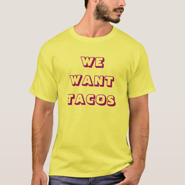 VI ÖNSKAR TACOS TEE (Framsida)