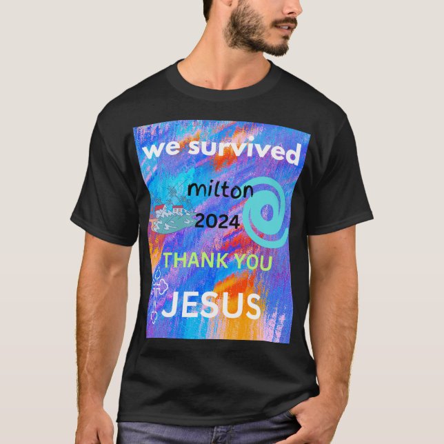 vi överlevde milton 2024 t shirt (Framsida)