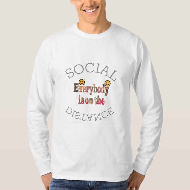 Vi Överlever COVID-19 - ett styrkebudskap T Shirt (Framsida)