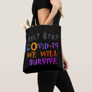 Vi Överlever COVID-19 - Styrka och motståndskraft Tygkasse