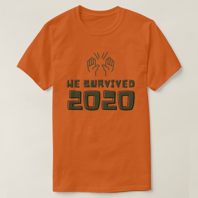 Vi Överlevt 2020 T Shirt (Design framsida)