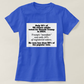 Vi Överstiger Dem Inga Kungar Anti-Trump Protest T Shirt