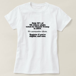 Vi Överstiger Dem Rösta Nej Kungar Anti-Trump Prot T Shirt
