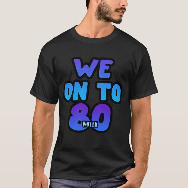 Vi på till 80  t shirt (Framsida)