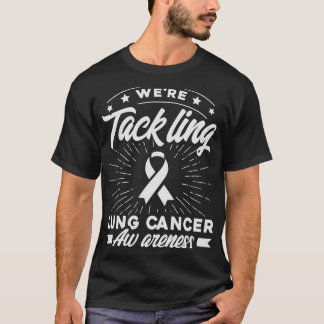 Vi packar den för att öka medvetenheten om lungcan t shirt
