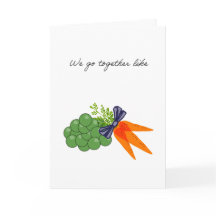 vi passar ihop som ärtor och morötter