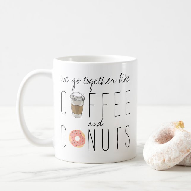 Vi passar ihop som Kaffe & Munkar Kaffemugg (Med munk)