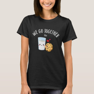 Vi passar ihop som mjölk & kakor Par T Shirt