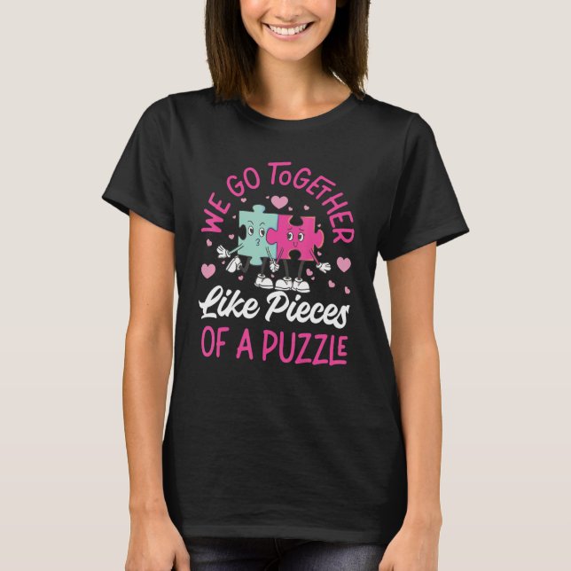 Vi passar ihop som pusselbitar 1 t shirt (Framsida)