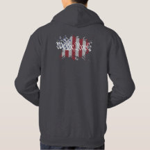 Vi, People American Peace Flagga Splat Hoodie