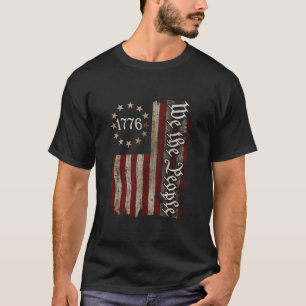 Vi People Amerikansk historia 1776 Independence D T Shirt