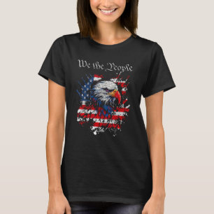 Vi, People Patriotic Eagle American Flagga 4th Ju T Shirt