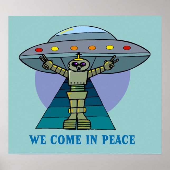 VI POSTER KOM I FREDSROBOT (Framsidan)