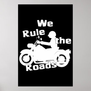 Vi Poster Mörken Vägar (Biker)