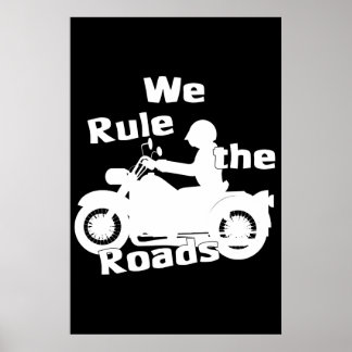 Vi Poster Mörken Vägar (Biker)