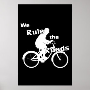Vi Poster Mörken Vägar (Cyclist)